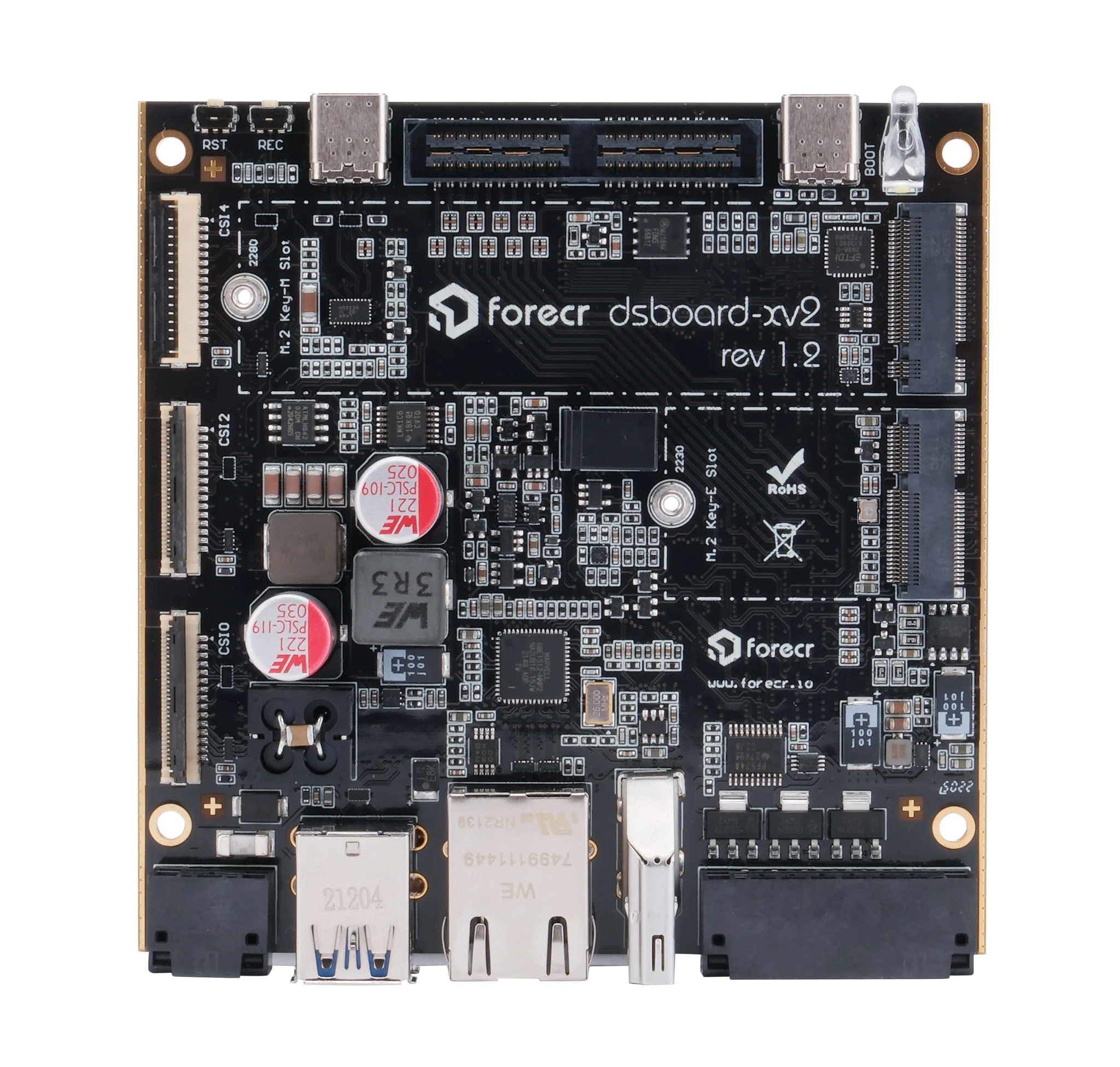 Jetson AGX Xavier™ Carrier Board - DSBOARD - XV2 - Forecr.io