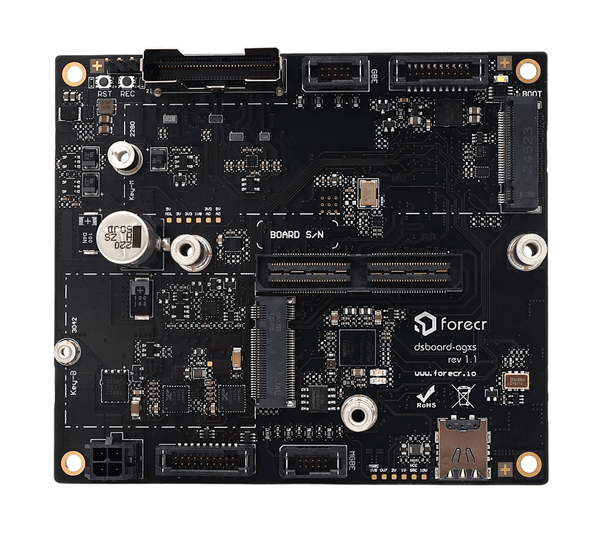 NVIDIA® Jetson AGX Orin™ Compact Carrier Board - DSBOARD-AGXS