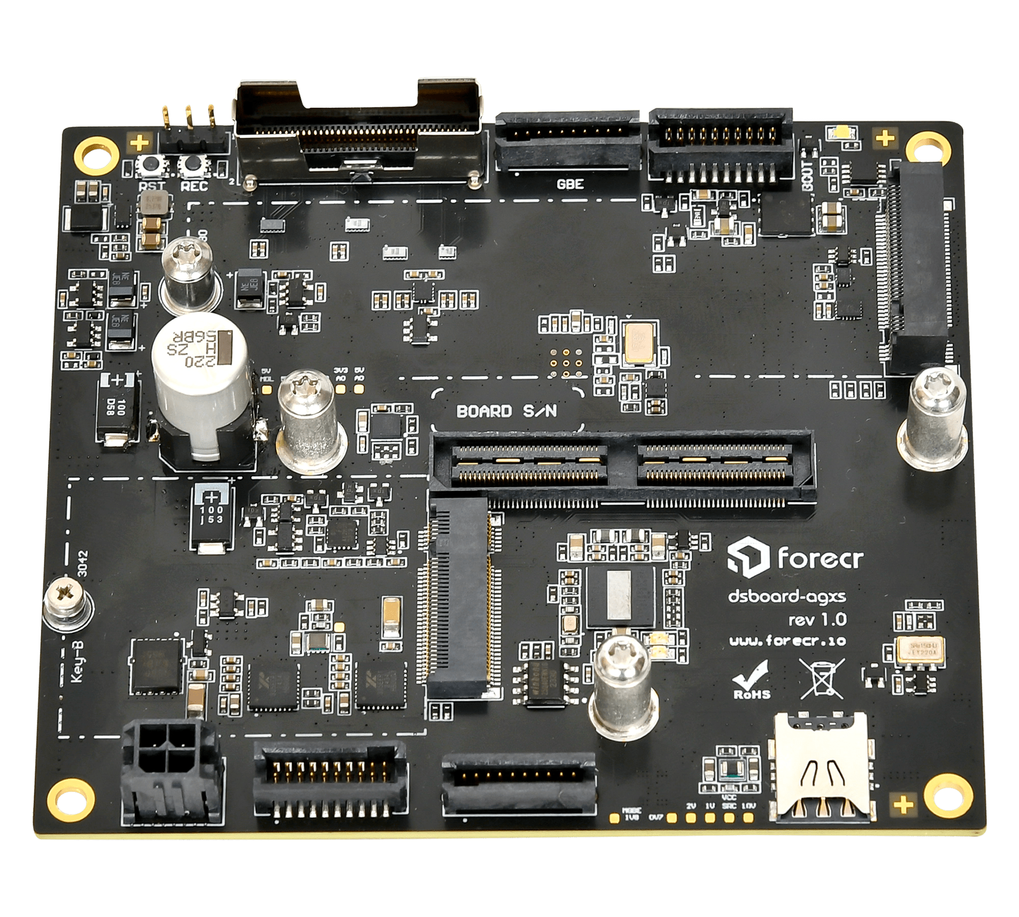 NVIDIA® Jetson AGX Orin™ Compact Carrier Board - DSBOARD - AGXS - Forecr.io
