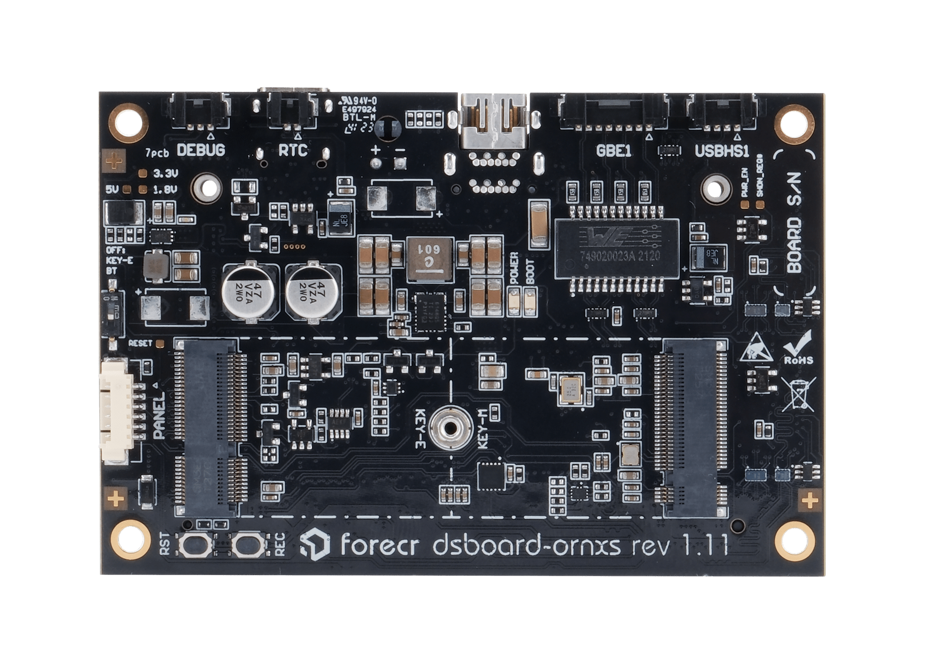 NVIDIA® Jetson Orin™ NX and Jetson Orin Nano Compact Carrier Board - DSBOARD - ORNXS - Forecr.io