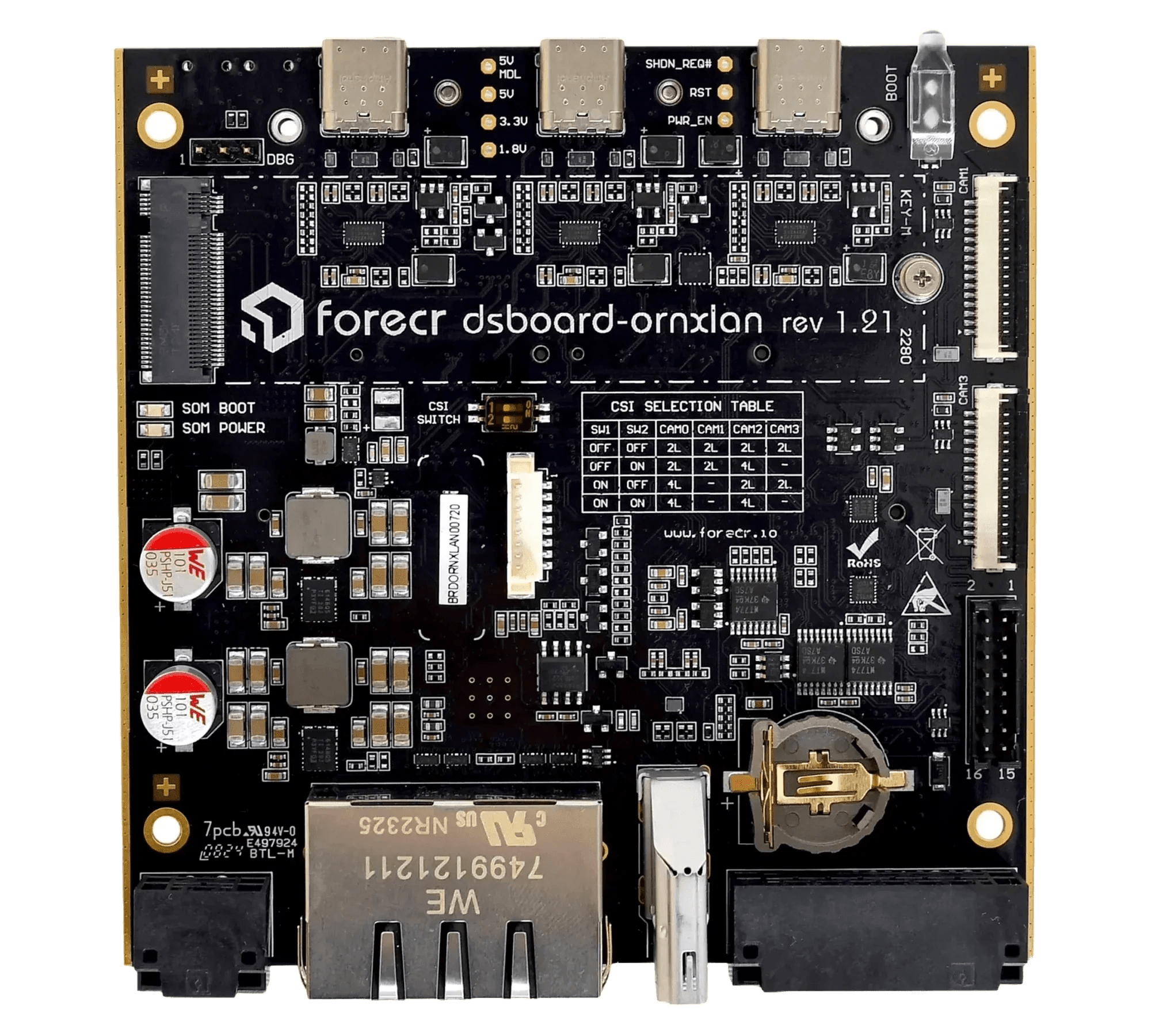 JetPack-7.2 Installation for DSBOARD-ORNX-LAN - Forecr.io