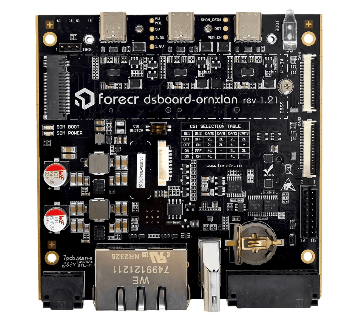 JetPack-7.2 Installation for DSBOARD-ORNX-LAN - Forecr.io