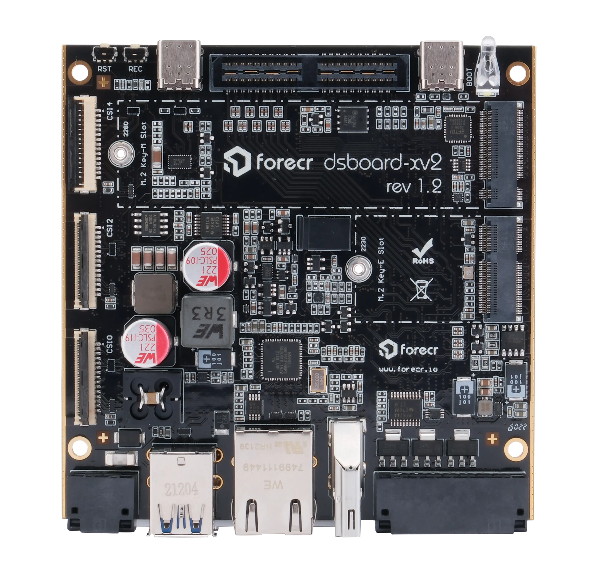 Jetson AGX Xavier™ Carrier Board - DSBOARD - XV2 - Forecr.io