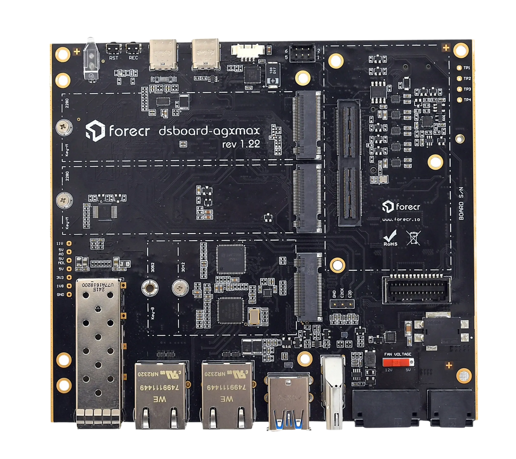 NVIDIA® Jetson AGX Orin™ Carrier Board with 10G Ethernet DSBOARD-AGXMAX