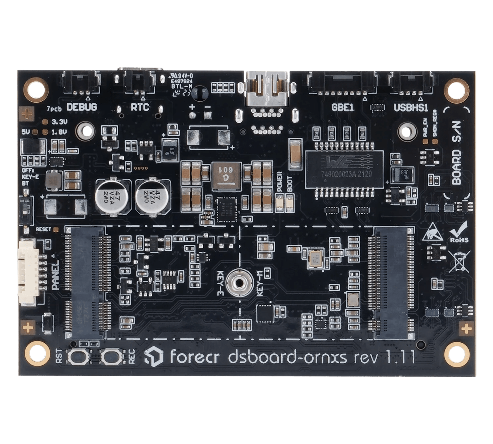 NVIDIA Jetson Orin NX and Jetson Orin Nano Compact Carrier Board DSBOARD-ORNXS